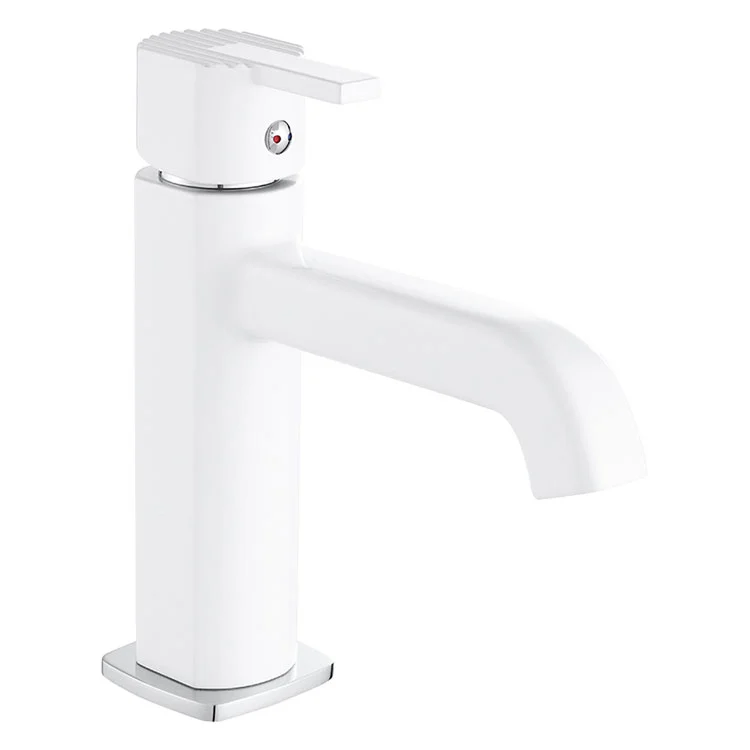 Torneira de bacia de alavanca única de latão de banheiro